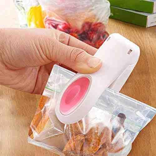 Smart Bag Sealer Heat Seal, Portable Mini Sealing Machine for Food Storage, Food Sealer Handheld for Vacuum Sealer Bags, Plastic Bags, Snack Bags, Chip Bags
