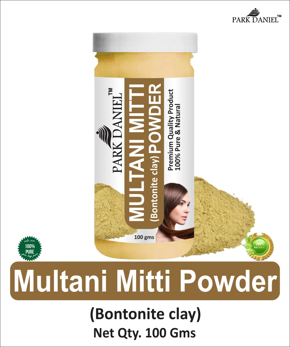 Park Daniel Multani Mitti Powder & Activated Charcoal Powder Combo pack of 2 Jars of 100 gms(200 gms)