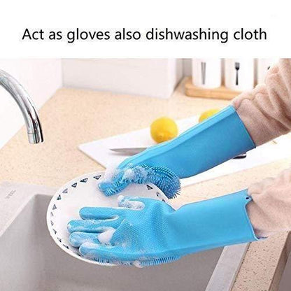 Gloves - Magic Silicone Cleaning Gloves ( 1 Pair )