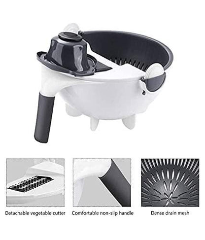 9 in 1 Multifunction Plastic Magic Rotate Vegetable Cutter || Maharaj Special Services ||